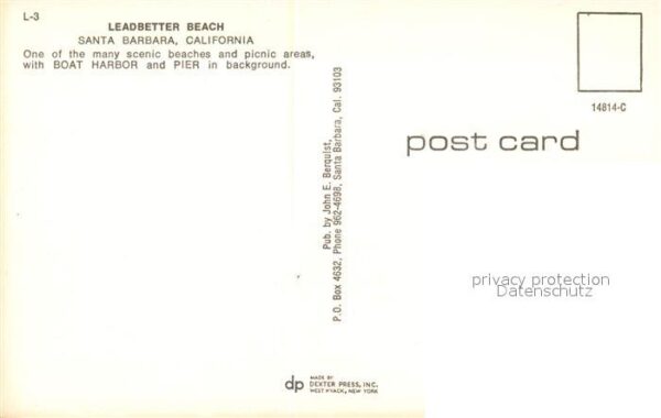 Santa Barbara California Panorama Beaches and picnic areas Boat – Bild 2