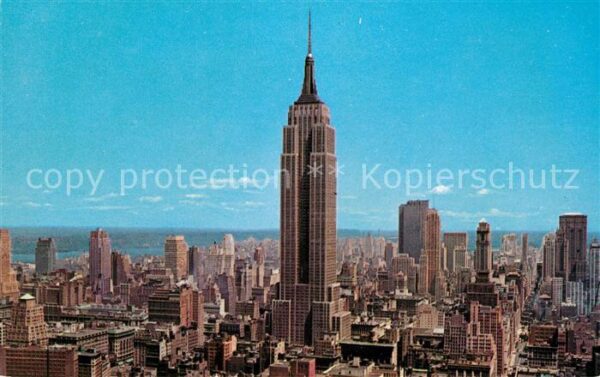New York City Uptown Skyline showing Empire State Bui