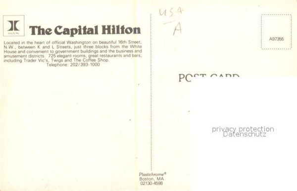 Washington DC Capitol Hilton Hotel – Bild 2