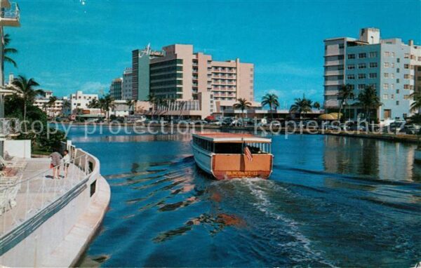 Miami Beach Lake Pancoast sightseeing boat Algiers