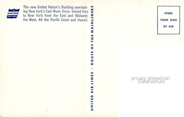 New York City United Nations Building East River at n – Bild 2