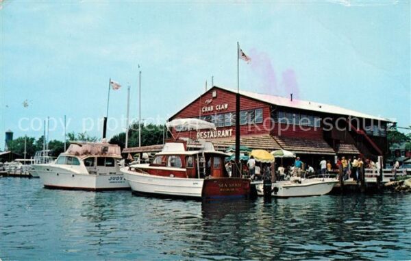 Saint Michaels Maryland The Crab Claw Restaurant on Miles River
