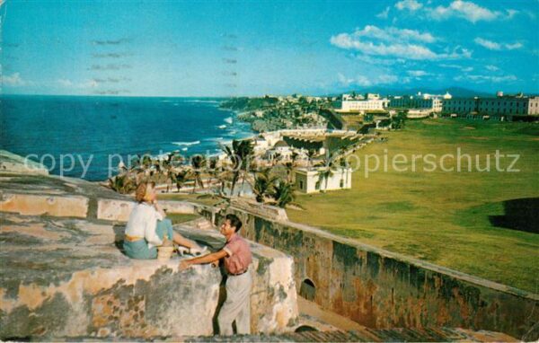 San Juan Puerto Rico View of section of El Morro Castle