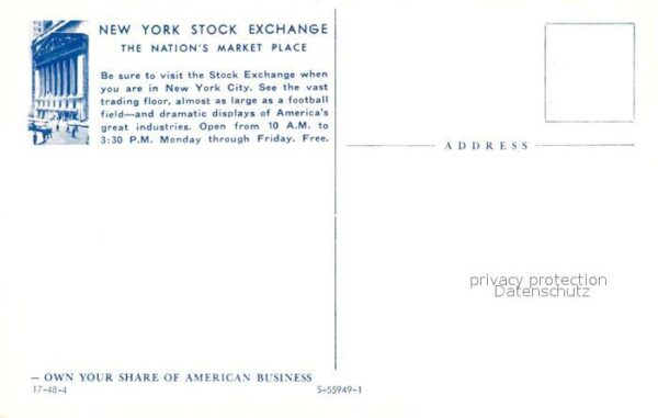 New York City New York Stock Exchange Nation's Market – Bild 2