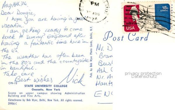 Oneonta New York State University College Administration – Bild 2