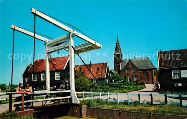 Marken Zugbrücke Kirche