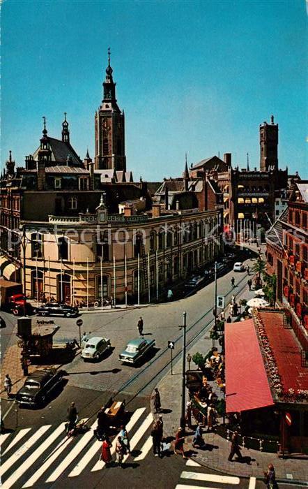 s-Gravenhage Groenmarkt met St Jacobskerk Kirche