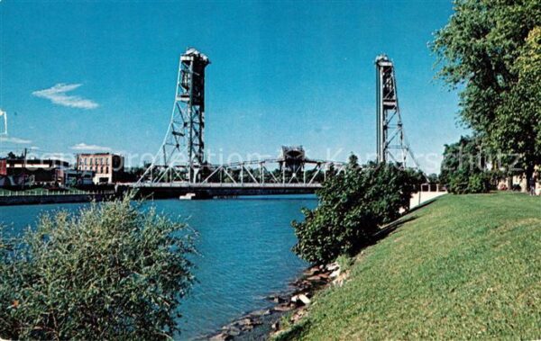 Welland Canada East Main Street Bridge Ship Canal