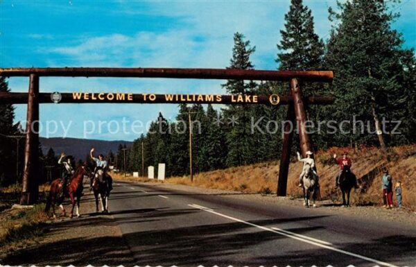 Williams Lake Timber archway Horse riding