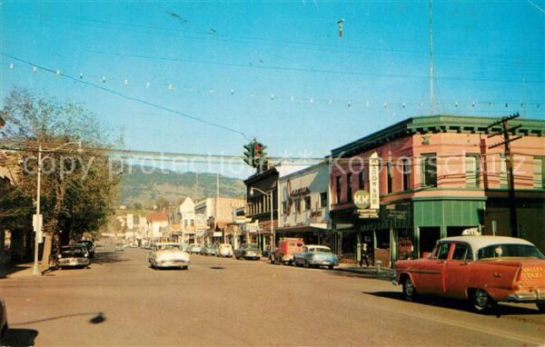 Vernon British Columbia Barnard Avenue looking east