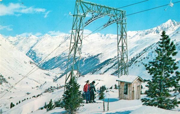 Obergurgl Soelden Tirol Schlepplift Schiparadies Ötztaler Alpen