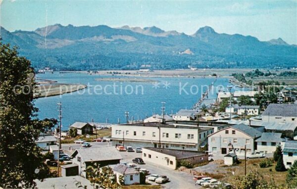 Nehalem Bay and Coast Range as seen along Highw