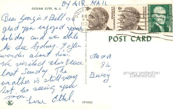 Ocean City New Jersey Beach Hotel Restaurant – Bild 2