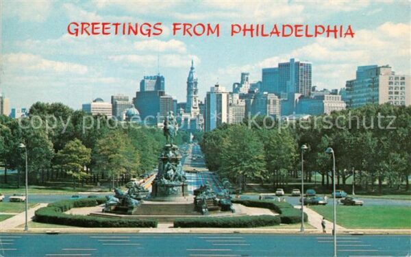 Philadelphia Pennsylvania Center City Skyline City Hall Benjamin