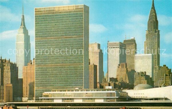 New York City United Nations Building East River Empi