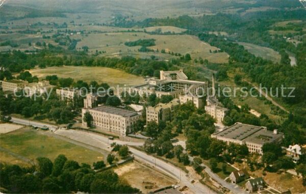 Lexington Virginia Aerial view of Virginia Military Instit