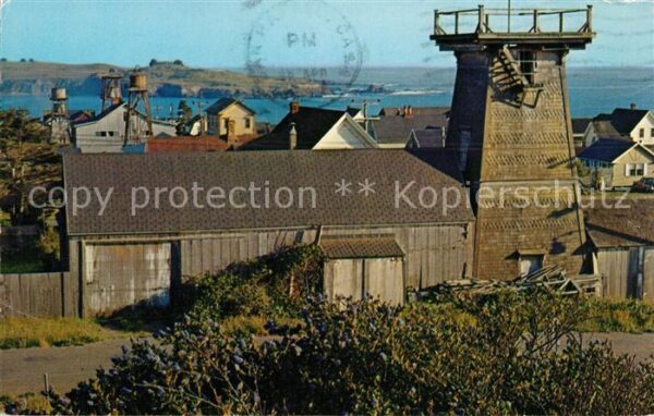 Mendocino Küstenort Holzhaus Aussichtsturm