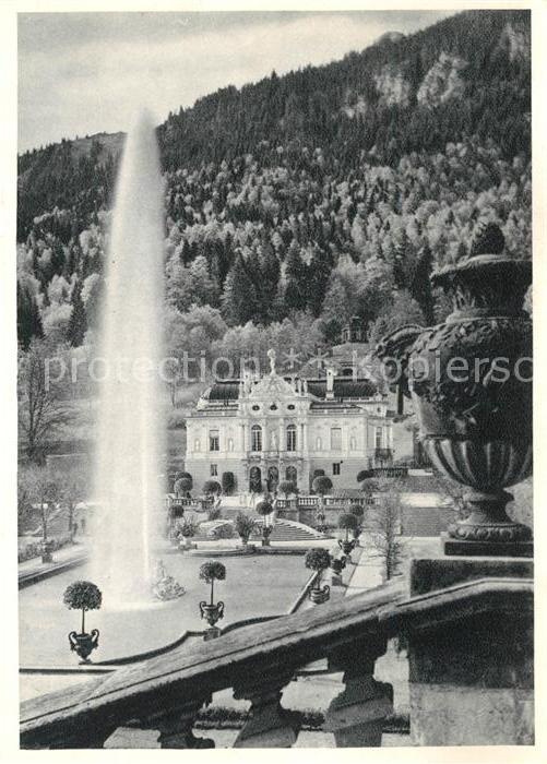 Ettal Schloss Linderhof Fontäne