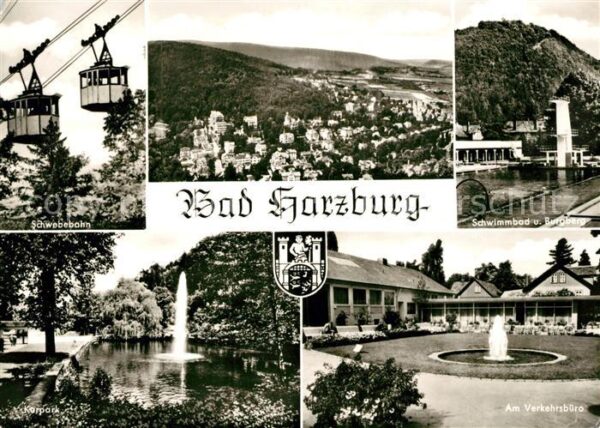Bad Harzburg Schwebebahn Schwimmbad Freibad Burgberg