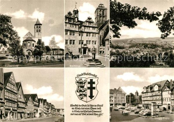 Bad Hersfeld Stiftsruine Rathaus Brunnen Breitenstra
