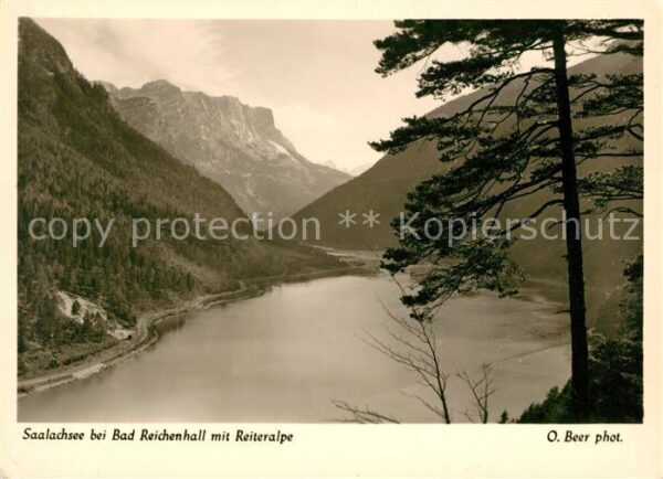 Bad Reichenhall Panorama Saalachsee mit Reiteralpe Berc