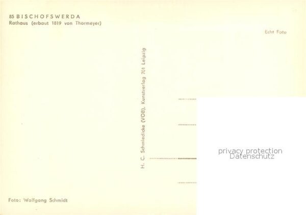 Bischofswerda Rathaus Erbauer Thormeyer 1819 – Bild 2