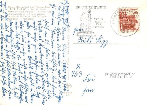 Polle Oberweser Hotel Zur Burg Turm Fliegeraufnahme – Bild 2
