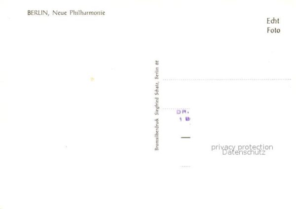 Berlin Neue Philharmonie Zuschauerraum – Bild 2