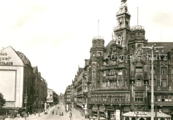 Dresden Prager Strasse vom Hauptbahnhof vor Zer