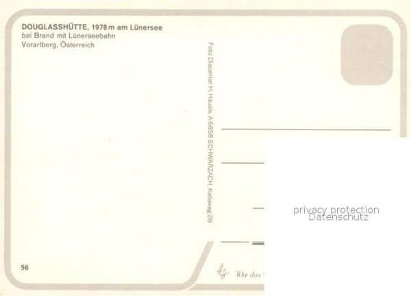 Douglass Huette Lünersee Wasserspiegelung Lünerseebahn – Bild 2