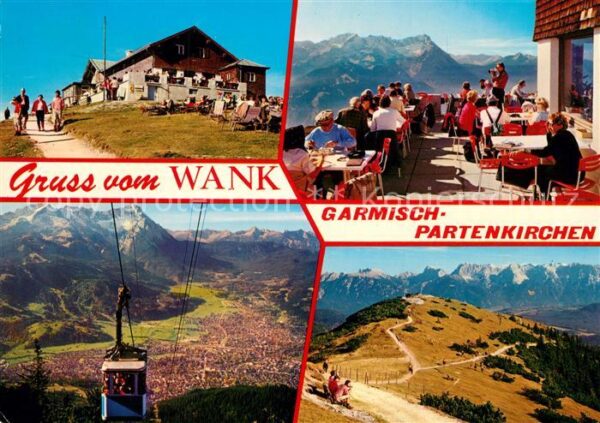 Garmisch-Partenkirchen Berggaststätte Sonnenterrasse Wank Berg
