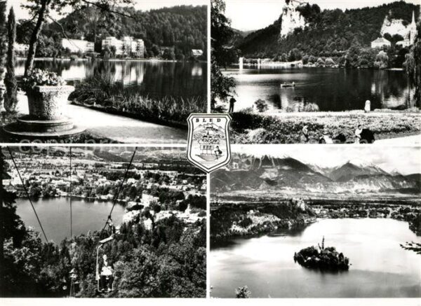 Bled Uferpartie am Bleder See Landschaftspan