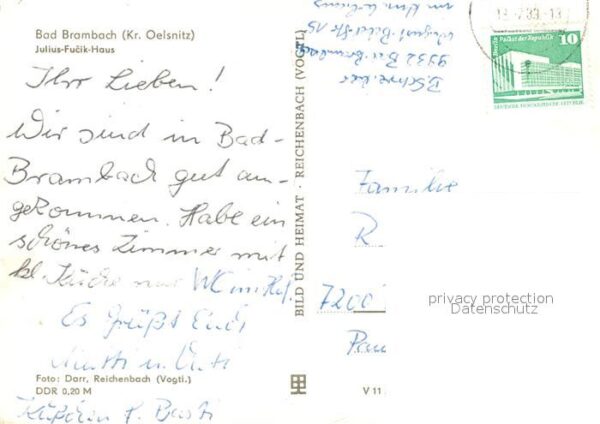 Bad Brambach Julius Fucik Haus – Bild 2