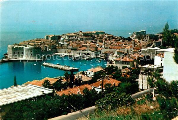 Dubrovnik Ragusa Panorama Hafen Festung Altstadt