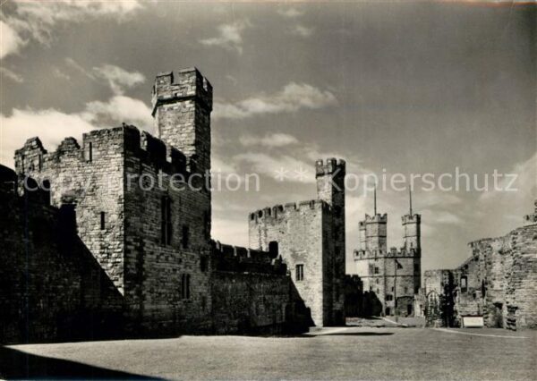 Caernarvon Castle Black Chamberlain and Eagle Towe