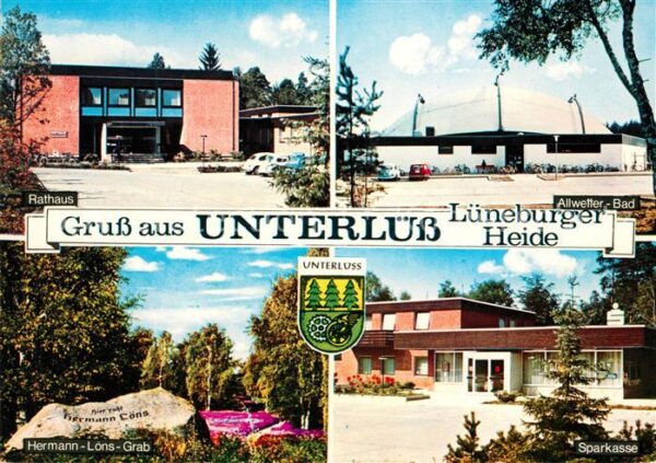 Unterluess Rathaus Allwetterbad Hermann Löns Grab