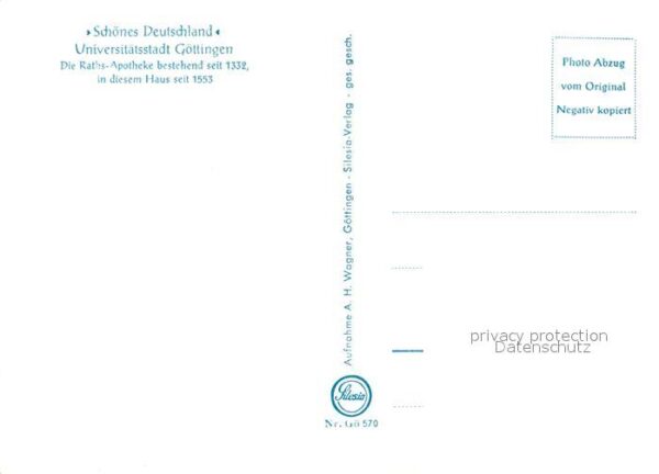 Goettingen Niedersachsen Raths-Apotheke – Bild 2
