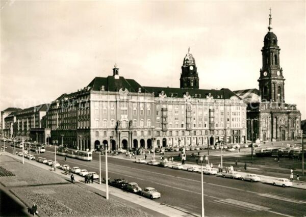 Dresden Altmarkt Kreuzkirche Thälmannstrasse