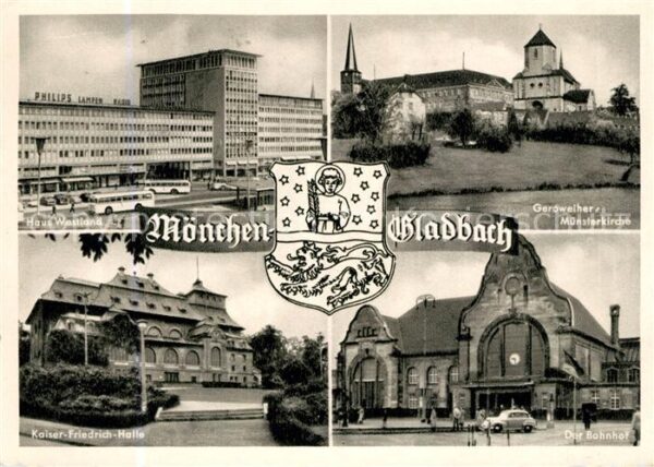 Moenchengladbach Kaiser-Friedrich-Halle Bahnhof Münsterk