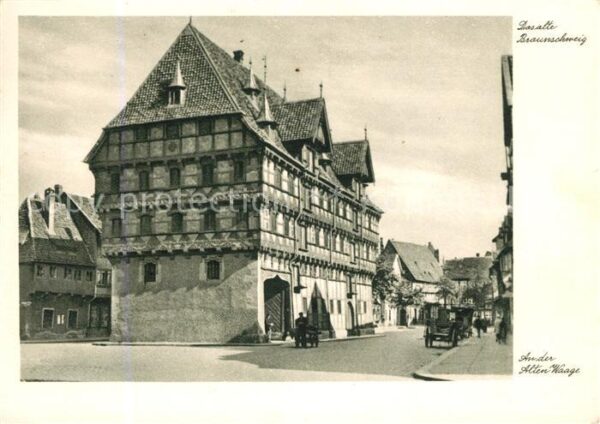 Braunschweig Alte Waage vor der Zerstörung