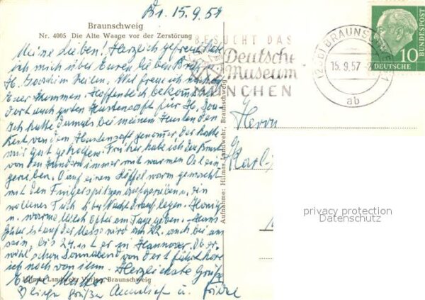 Braunschweig Alte Waage vor der Zerstörung – Bild 2