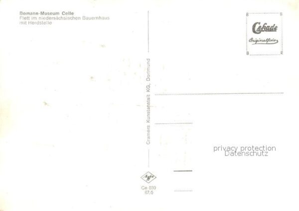 Celle Niedersachsen Bomann-Museum Flett Bauernhaus Herdstel – Bild 2