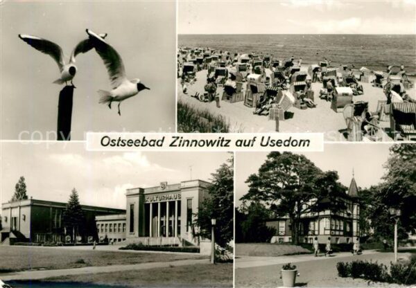 Zinnowitz Ostseebad Strand Kulturhaus Feriendienst IG Wismu