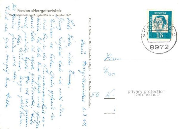 Vorderhindelang Pension Herrgottswinkel – Bild 2