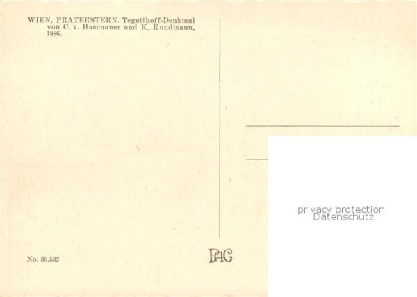 Wien Praterstern Tegetthoff-Denkmal – Bild 2