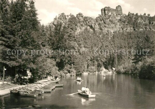 Rathen Saechsische Schweiz Amselsee Lokomotive