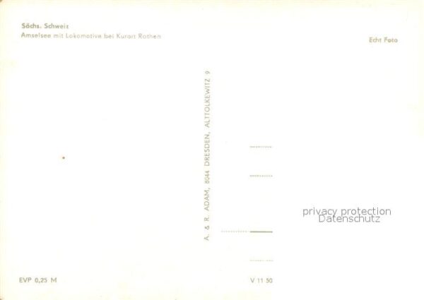 Rathen Saechsische Schweiz Amselsee Lokomotive – Bild 2