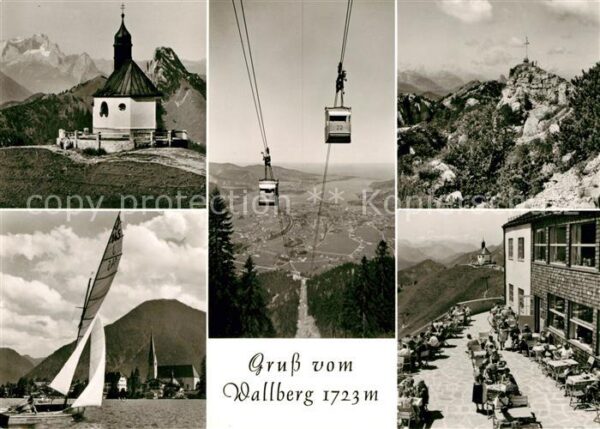 Wallberg Luftseilbahn Segelboot Kirche