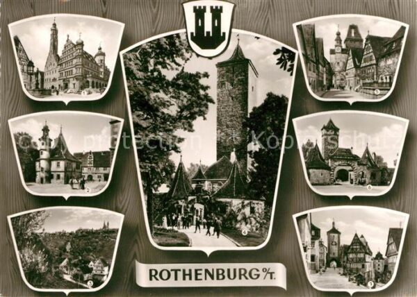 Rothenburg Tauber Rathaus Hegereiterhaus Burgtor