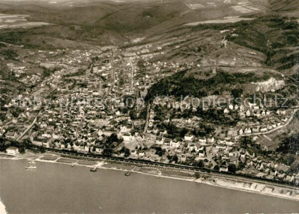 Linz Rhein Fliegeraufnahme